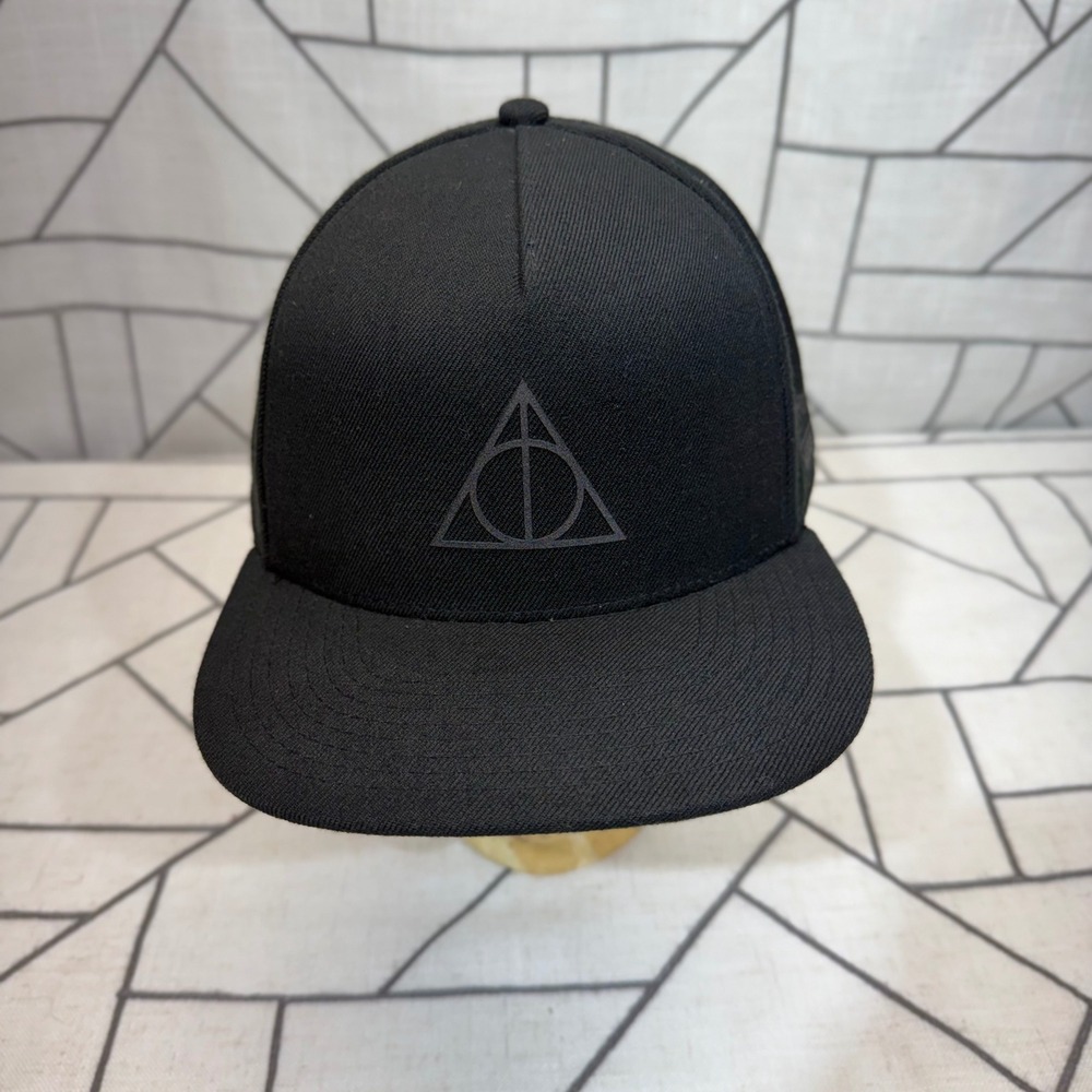 Vans Harry Potter Hat OS Black Deathly Hallows Snapback Cap